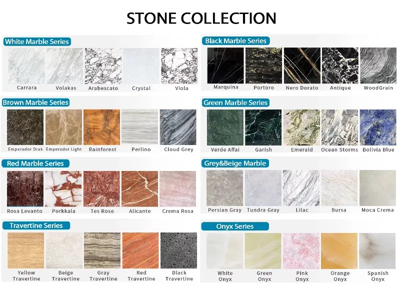 Luxury Modern Round Top Small Size Carrara White Marble Side Sofa Coffee Table Villa Building Apartment Living Room Furniture