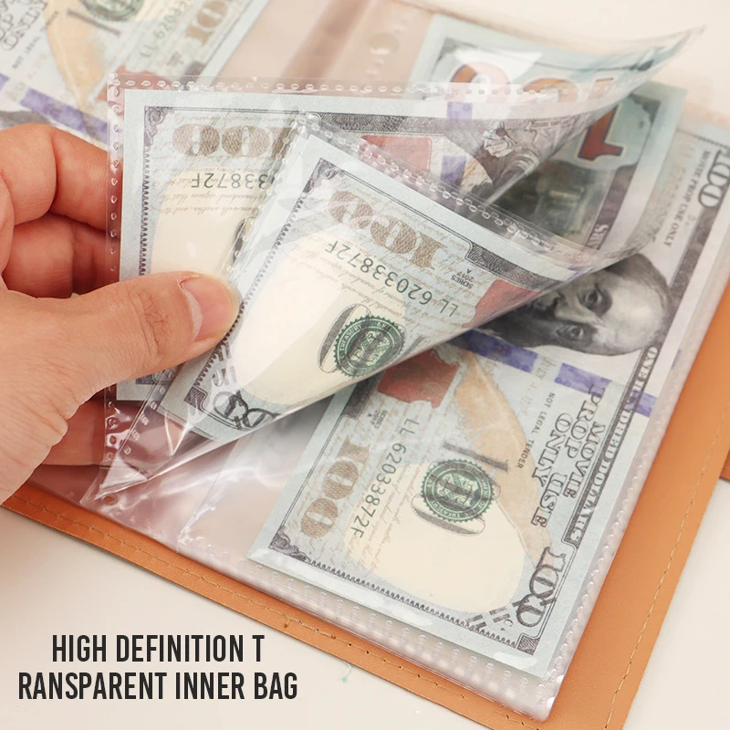 A6 สีสัน Money Budget Planner Binde 50 แผ่น Photocards สําหรับ Budgeting เงินสําหรับ Budget Binde