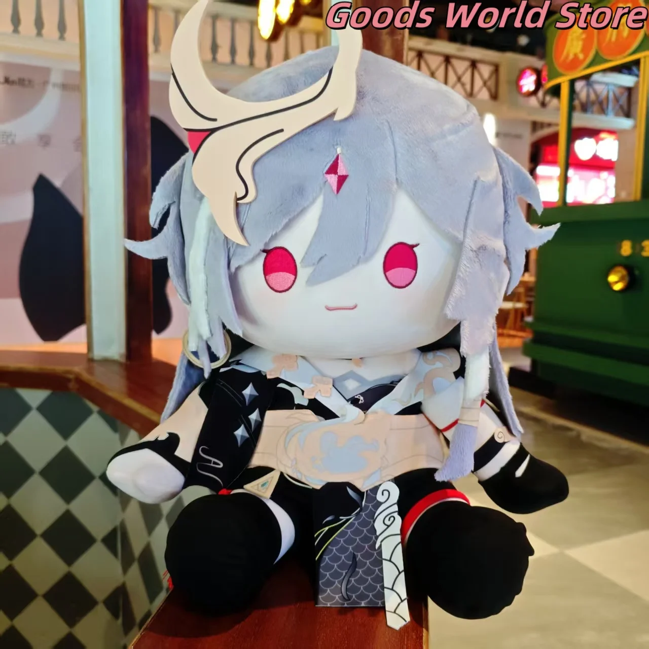 

Fuhua Sitting posture model ornament decoration Mihoyo Game Honkai Impact 3 Fuhua Cosplay Costume Anime Model Halloween Gift