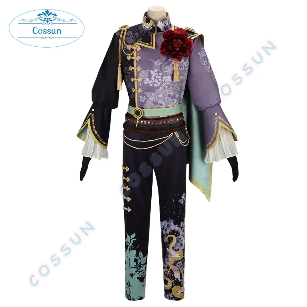 [Customized] Game IDOLiSH7 Zool Mido Torao Costume Halloween outfits Women Men Black White Duel Costume