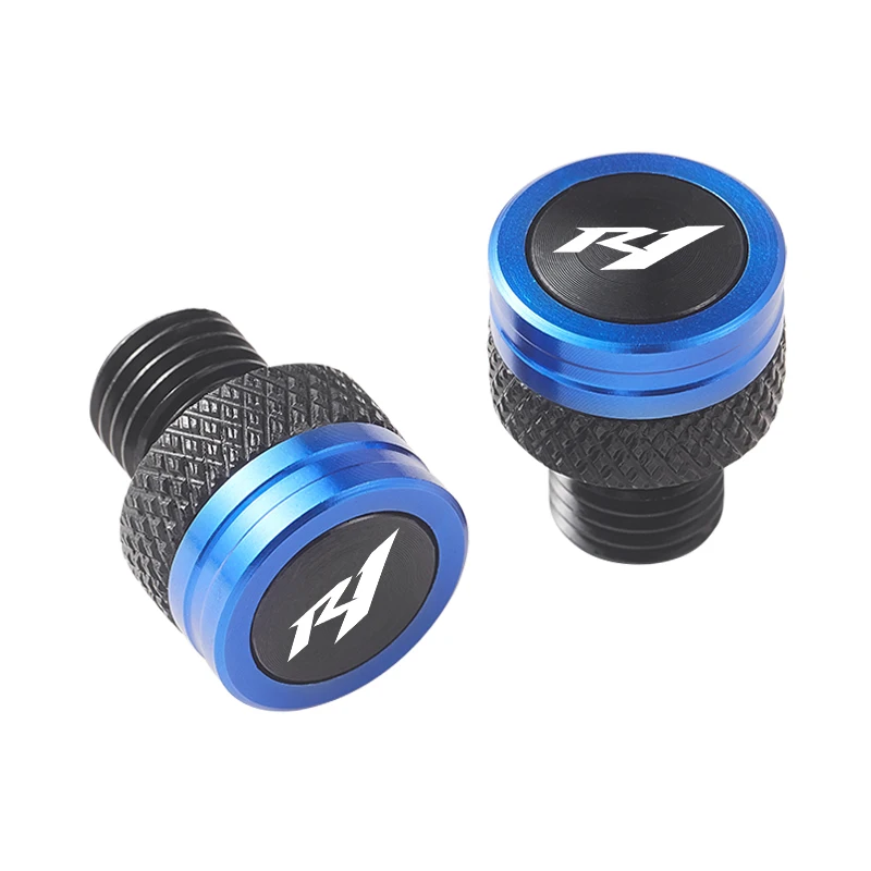 لياماها YZF R1 YZFR1 1999-2022 2001 2002 اكسسوارات دراجة نارية M10 * 1.25 مسامير الألومنيوم البراغي مرآة ثقب المقابس غطاء