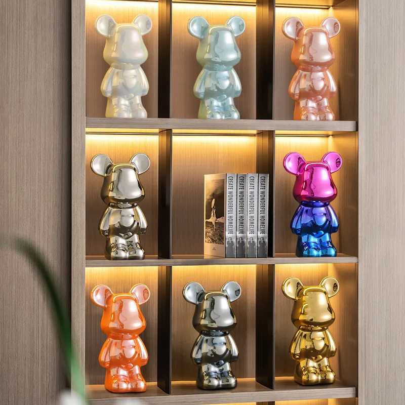 Violent Bear Living Room TV Cabinet Light Luxury High-end Ceramic Wine Cabinet Decoration Home Internet Celebrity New Home New H