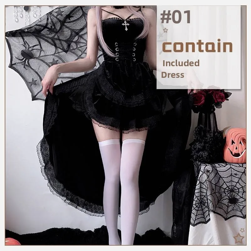 

Готический k Sle Хэллоуин Dr женский фрак ведьма невеста костюм для выступлений китайская традиционная сценическая одежда