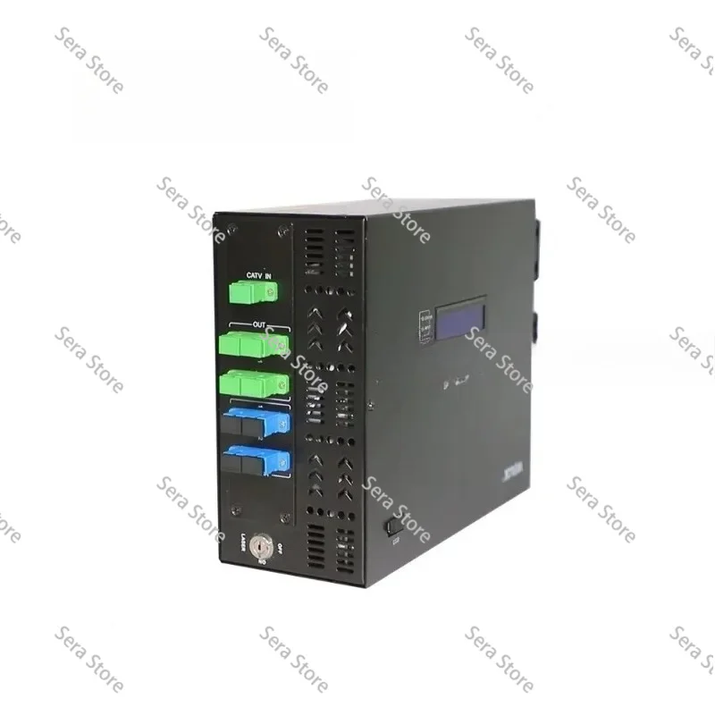 1550nm MiNi CATV Optical Transmitter WDM 4 8 Port 23 db 19 dbm Cable TV EDFA with RF Input
