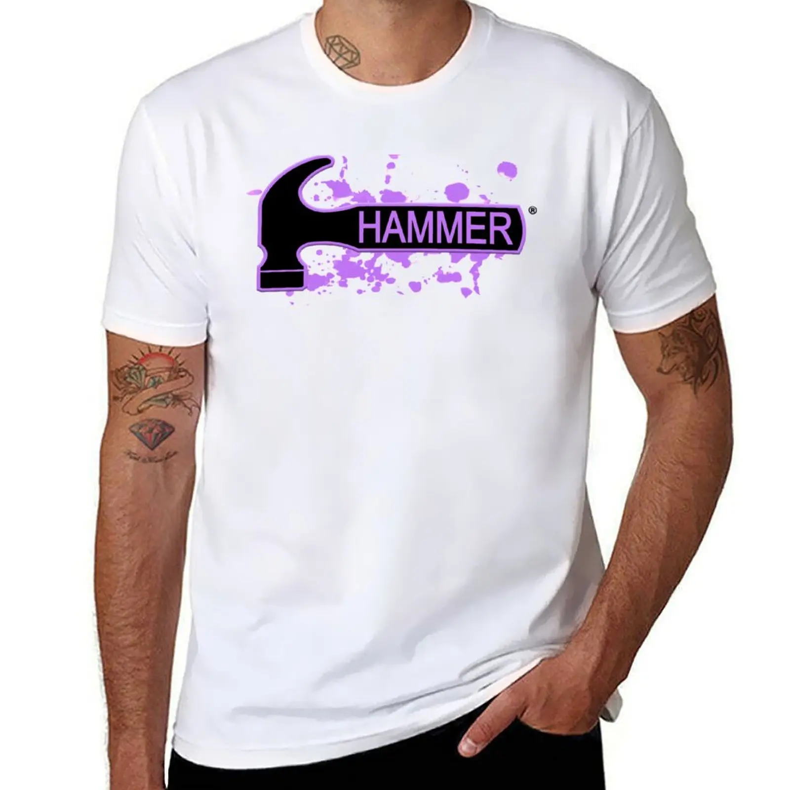 

Hammer Bowling T-Shirt anime t shirts for man anime t shirts oversize T-Shirt
