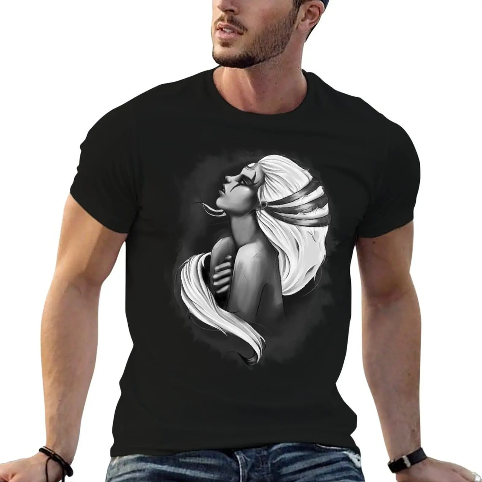 

of pack man luxury scorn for shirts t man cotton Diana, Moon t the T-Shirt shirt