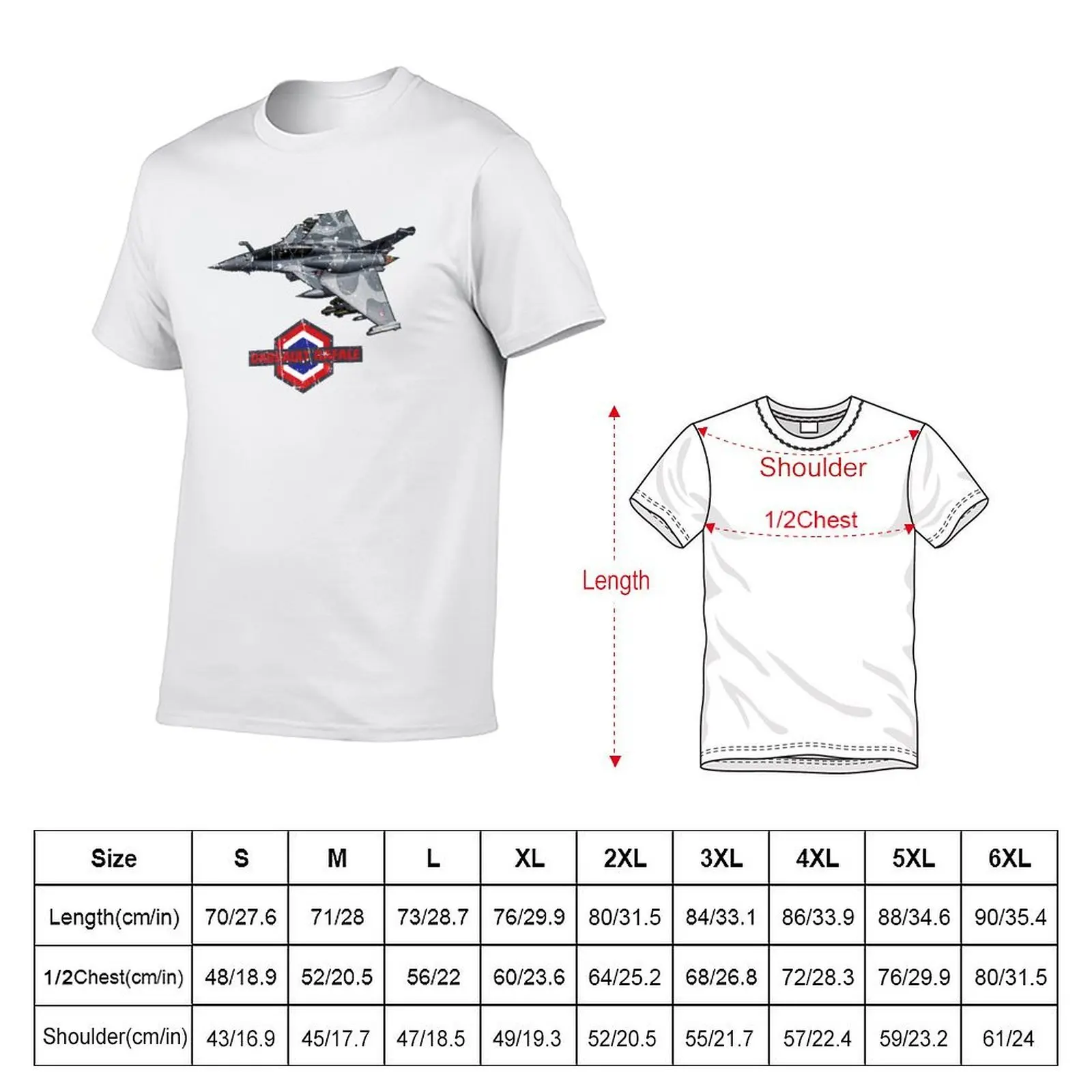 Dassault Rafale French Fighter Plane T-Shirt luxury designer plain mens cotton t shirts