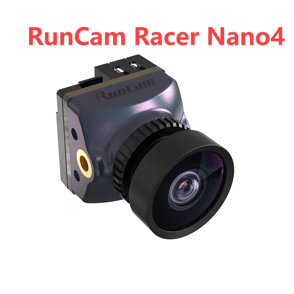 RunCam Racer Nano 4 1200TVL Super WDR Sensor CMOS À Prova D 'Água LED Modo de Trilha de Iluminação Câmera FPV NTC/PAL para RC Freestyle Drone