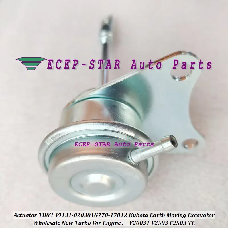 Turbo Actuator TD03-7T 49131-02030 49131-02020 49131-02080 1G770-17012 For Kubota Earth Moving Excavator V2003T F2503-TE F2503