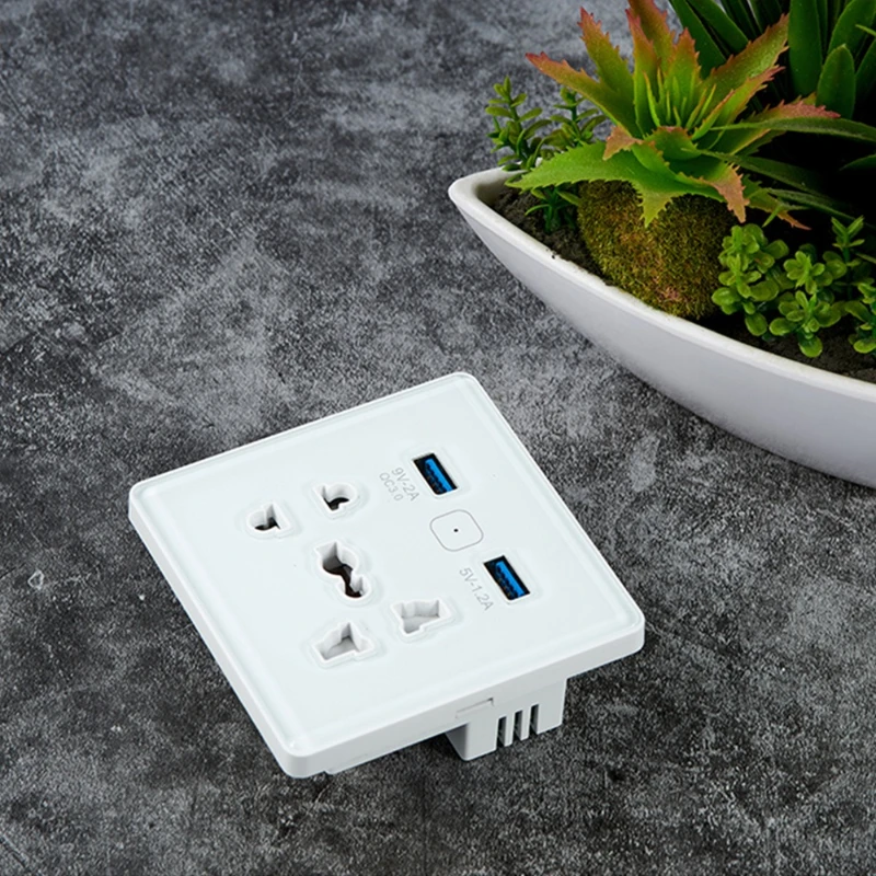 

Smart socket switch supports scheduled appointment remote voice function embedded wall socket