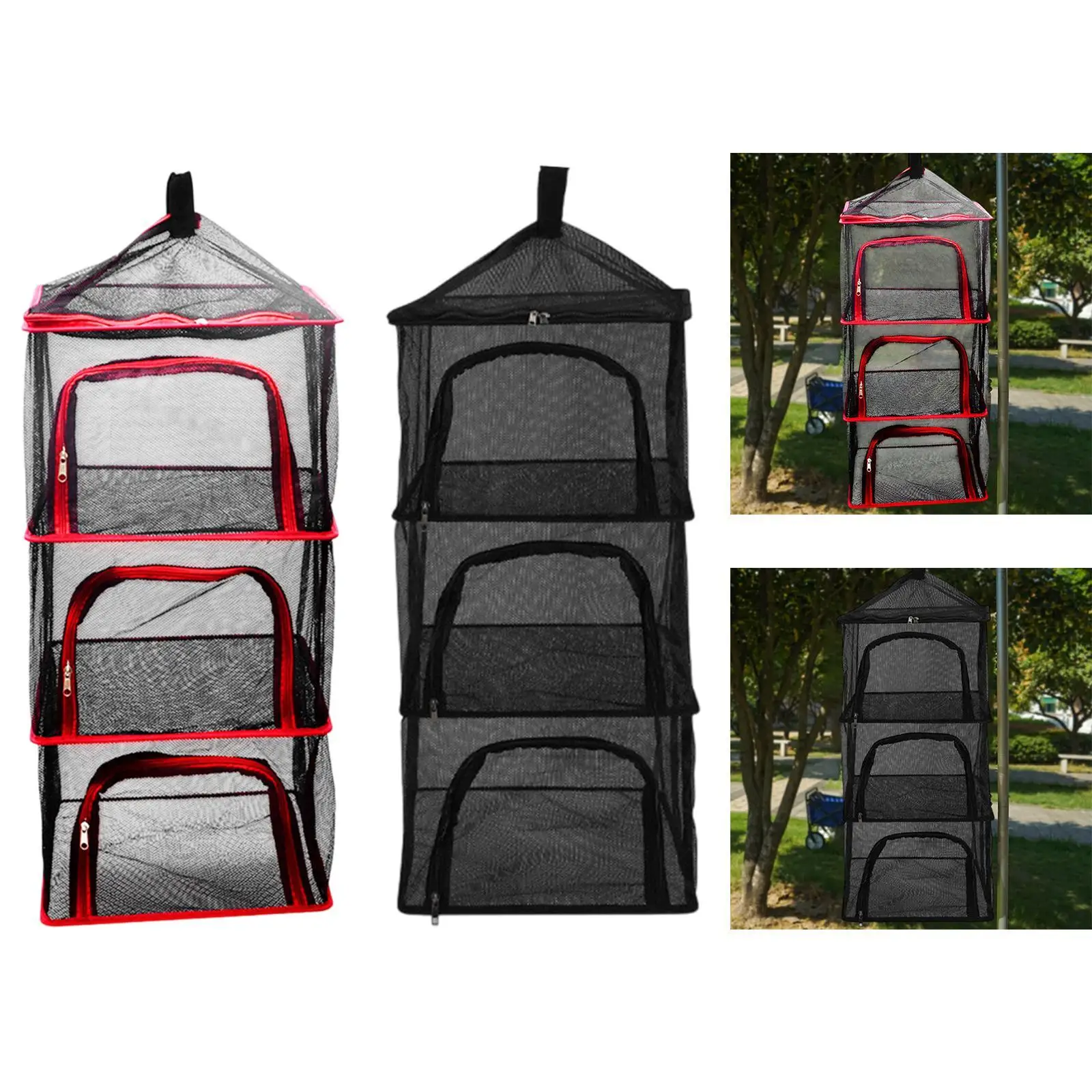

Foldable Drying Net Accessories 4 Tier Dryer Mesh for Barbecue Outdoor Home