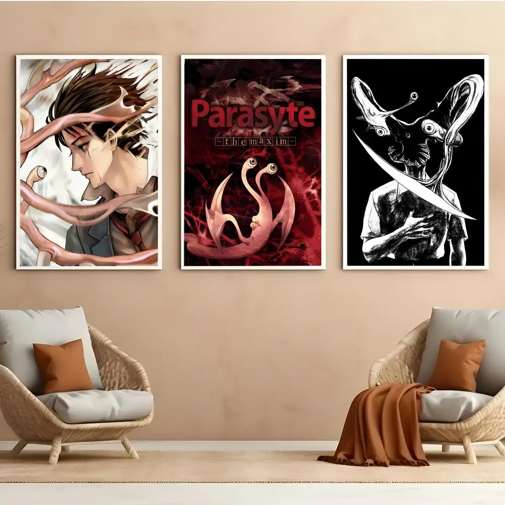 Anime P-Parasite The Maxim Poster Aesthetic HD PVC Wall Art - Waterproof Wear Resistant For Home Hotel Bar