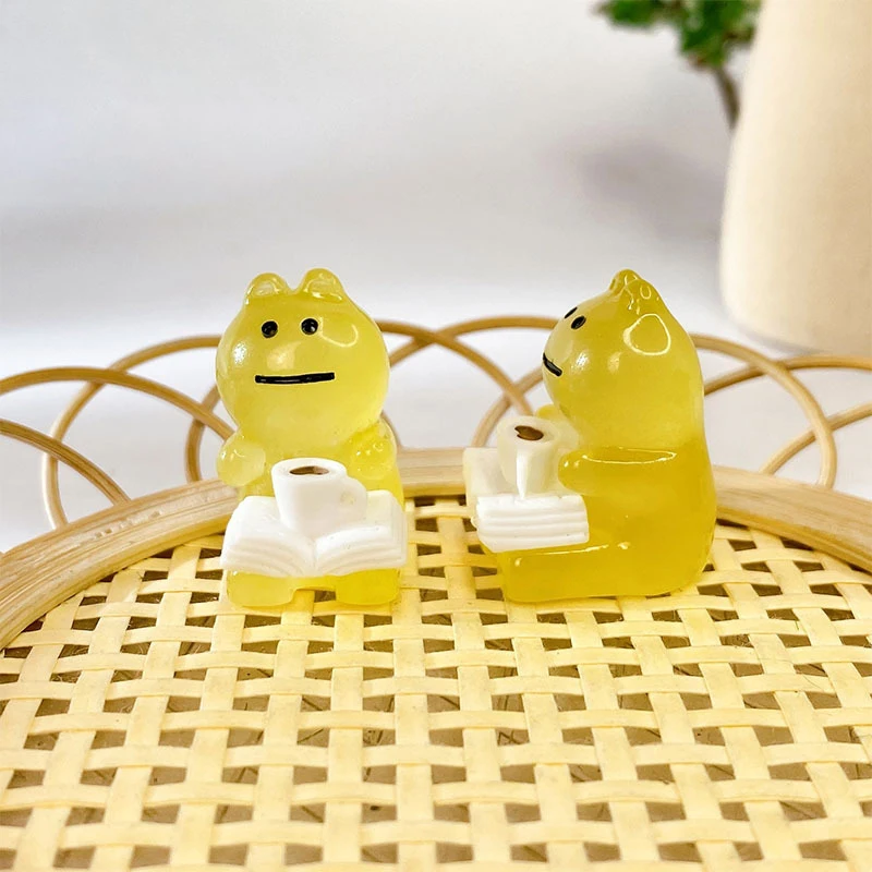 Cartoon Luminous Diy Doll Resin Accessories Micro Landscape Ornament Pendant Toy