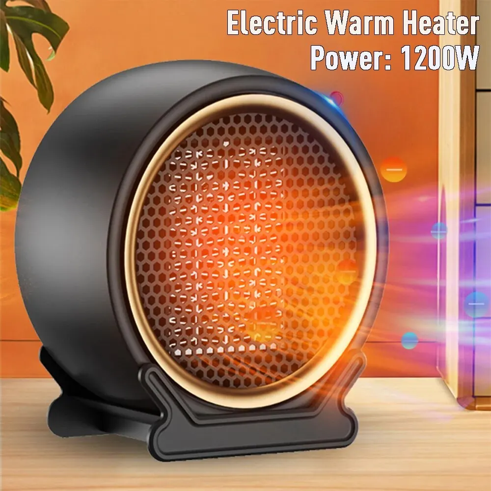 Desktop Warmer 2-speed Household Radiator Portable Space Heater - 1200W Fast Heating Blower