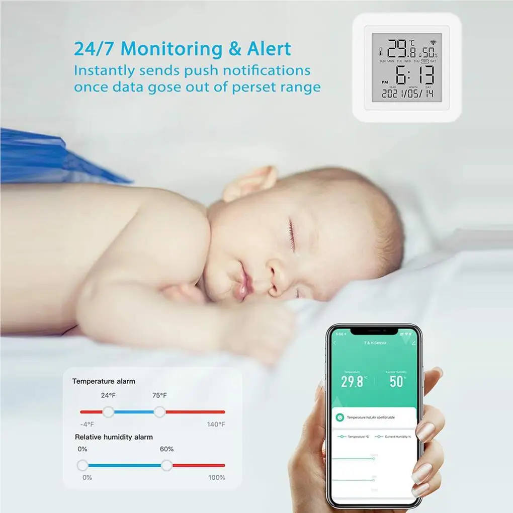 Humidity Monitor Coding Techniques Hygrometer Thermometer Sensor Man