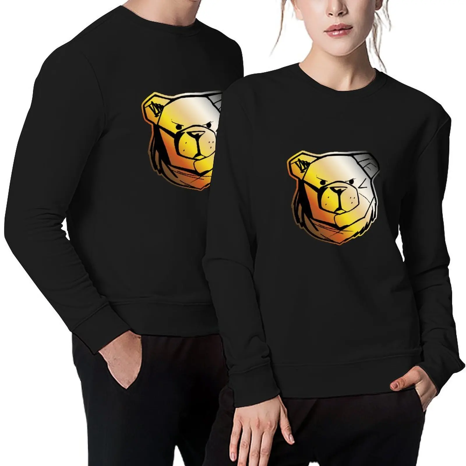 

ROBUST BEAR PRIDE LOGO 22 F Pullover men's clothing korean clothes korean style clothes male clothes oversize sweatshirt