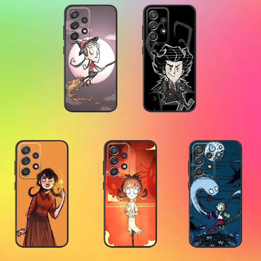 

Don T Game S-Starve Phone Case For Samsung S25,S24,S21,S22,S23,S30,Ultra,S20,Plus,Fe,Lite,Note,10,9,5G Black Cover