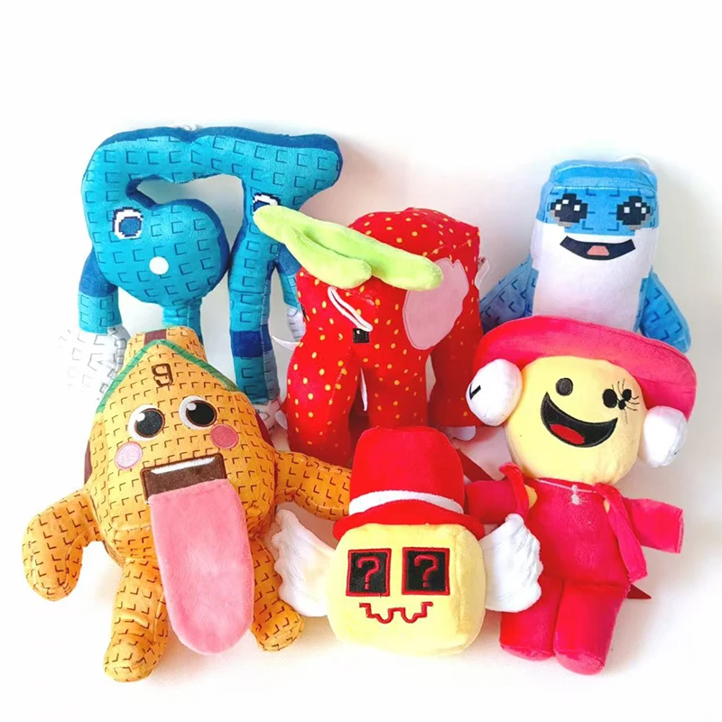 

New Steal a Brainrot Strawberry Elephant Plush Doll Anime Peripherals Toy Halloween Christmas Gift