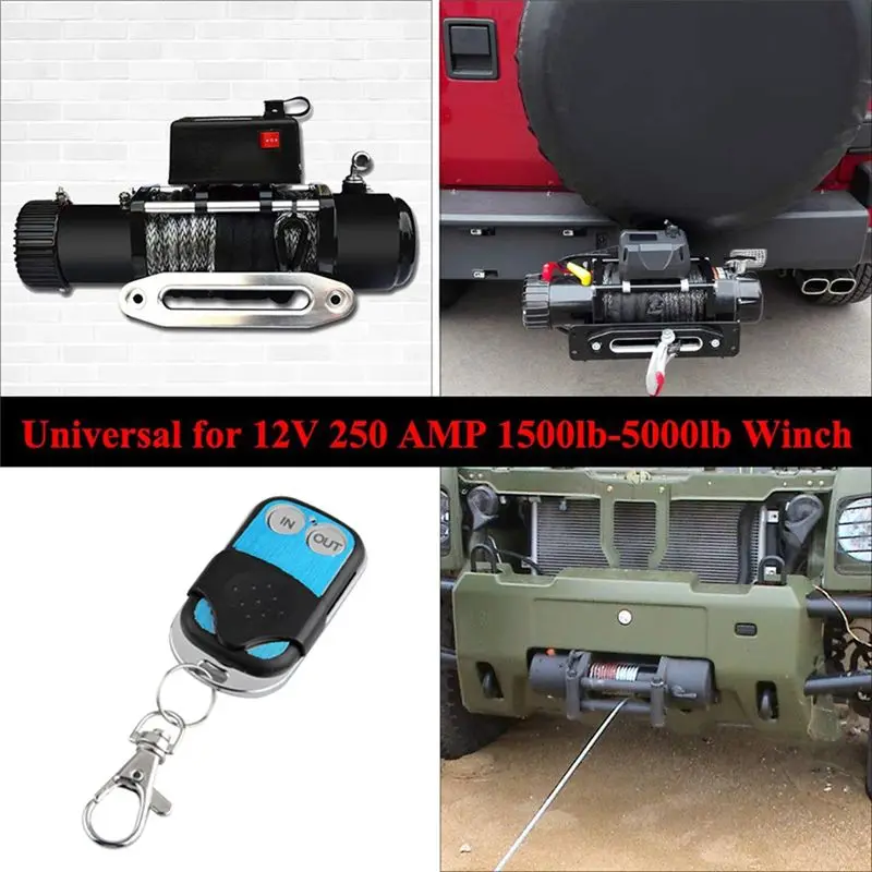 Superior-Versatile Electric Winch Remote Control Switch For 12/24V For Jeep ATV-Wireless Handset Controller Kit