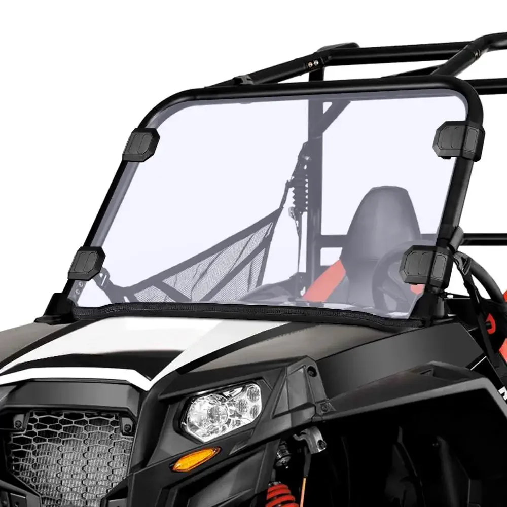 Full Windshield  UTV Front Scratch Resistance Windscreen PC Compatible with Polaris RZR 570 Midsize 800 S 800 XP 900 2014-2022