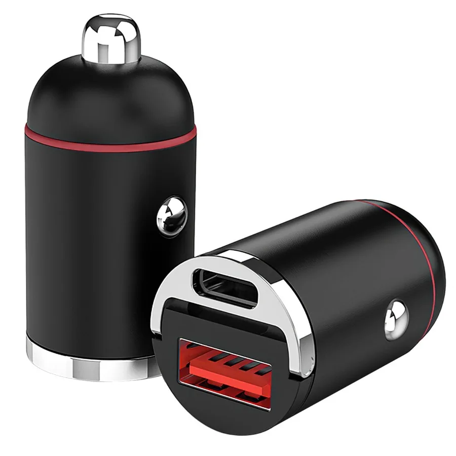 

2Pcs 100W USB TypeC Car Charger QC4.0 PD3.0 USB Fast Charging Adapter Dual Port Car Cigarette Lighter Compatible with iPhone14