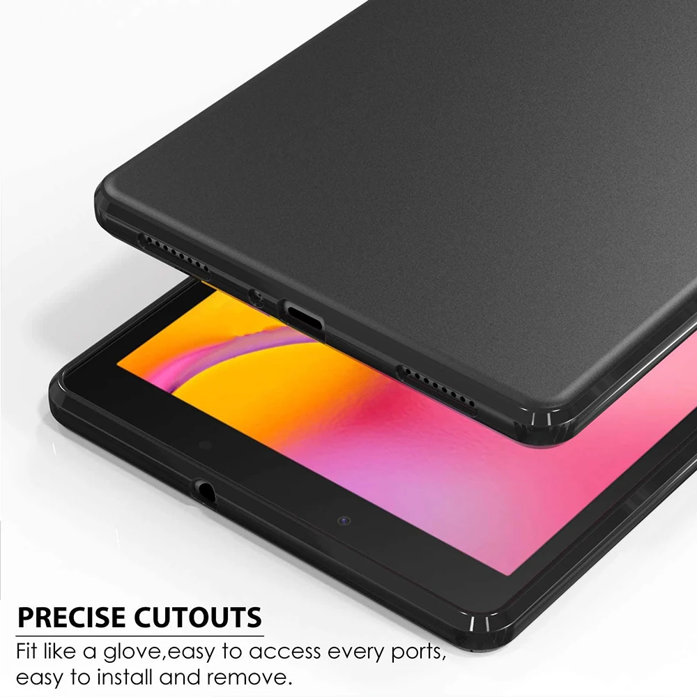 Case For Samsung Galaxy Tab A 8.0 2019 SM-T290 SM-T295 Silicone Protective Shell Shockproof Tablet Cover Bumper Funda For Tab A8