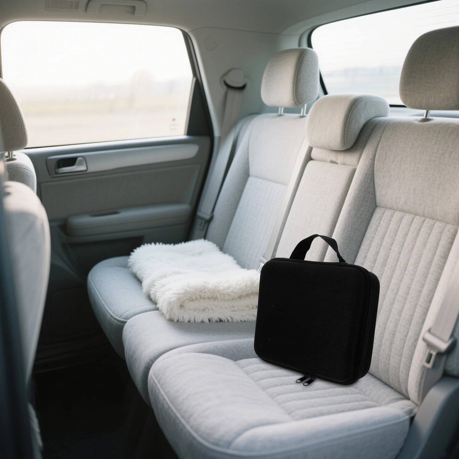 

Car Storage Box Vacuum Cleaner Bag Holder Portable Organizer Extra Cable Accessories Hard Shell Case for Car