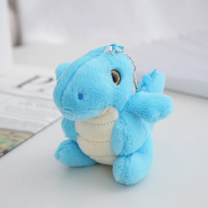 30pcs/lot Wholesale Big Eye Dinosaur Plush Toy Cute Pendant Doll Ornaments Stuffed Gift Keychain,Deposit First to Get Discount