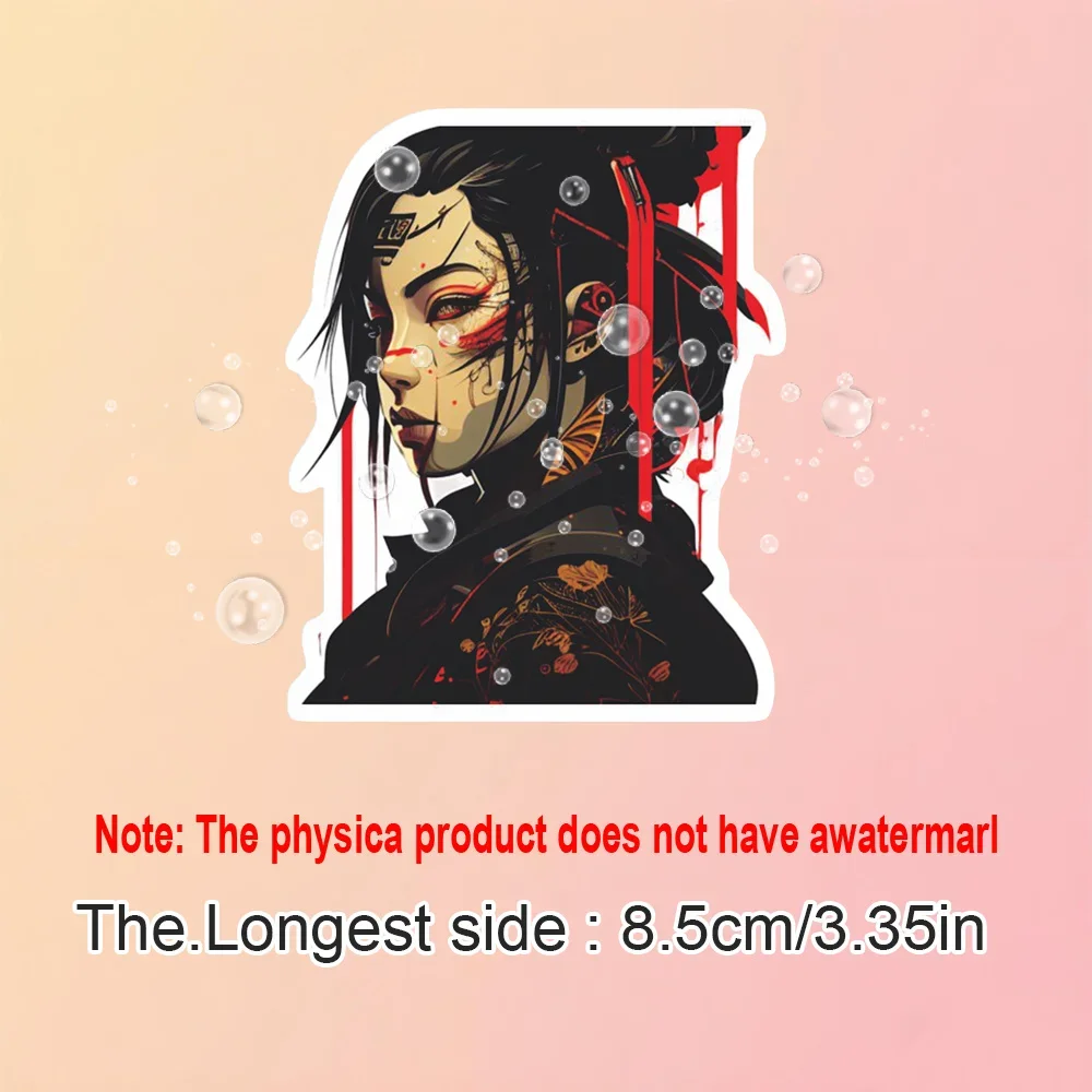 

1PC Vibrant Anime - Inspired Art Sticker, Great for Bicycle, Guitar, Fridge, Notebook & Desktop Organizer