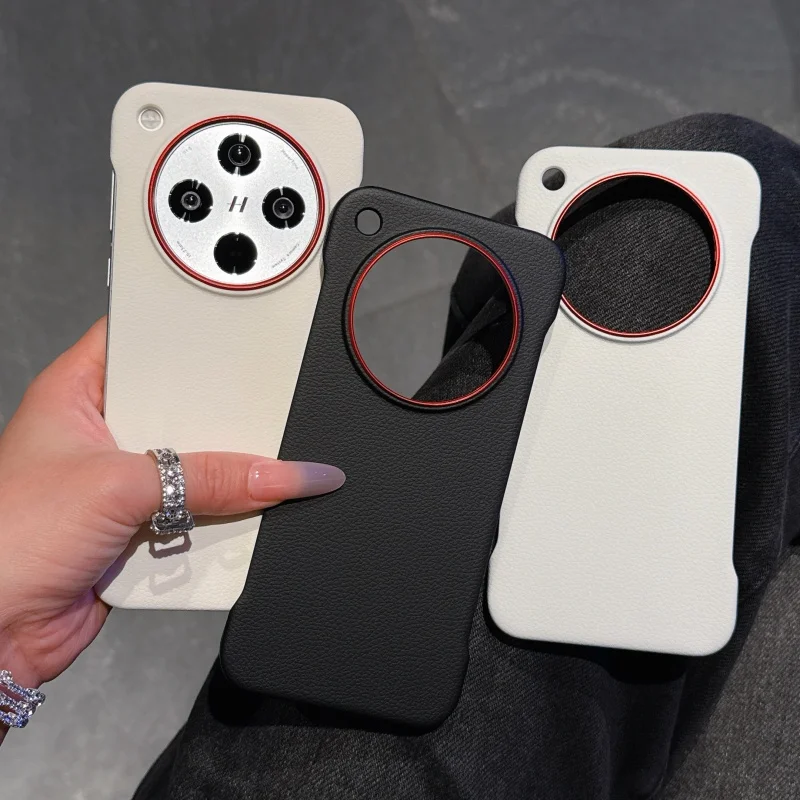 

Ultra Slim Thin Lightweight MagSafe Case for Oppo Find X8 pro Frameless Leather Texture Simulation Hard Back Magnetic Cover