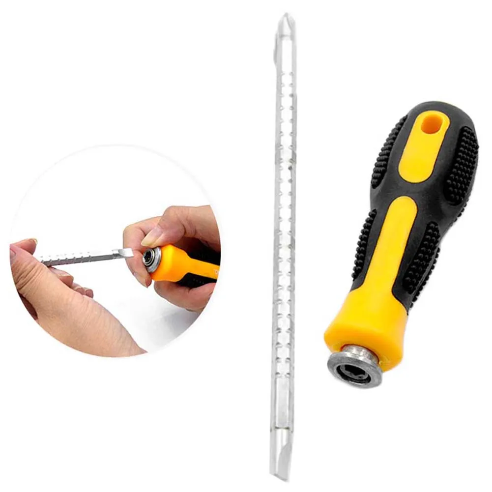 For DIY Repair For Repair Works 2-in-1 Screwdriver Repair Tool Double-ended Chrome Vanadium Steel Repair Hand Tool