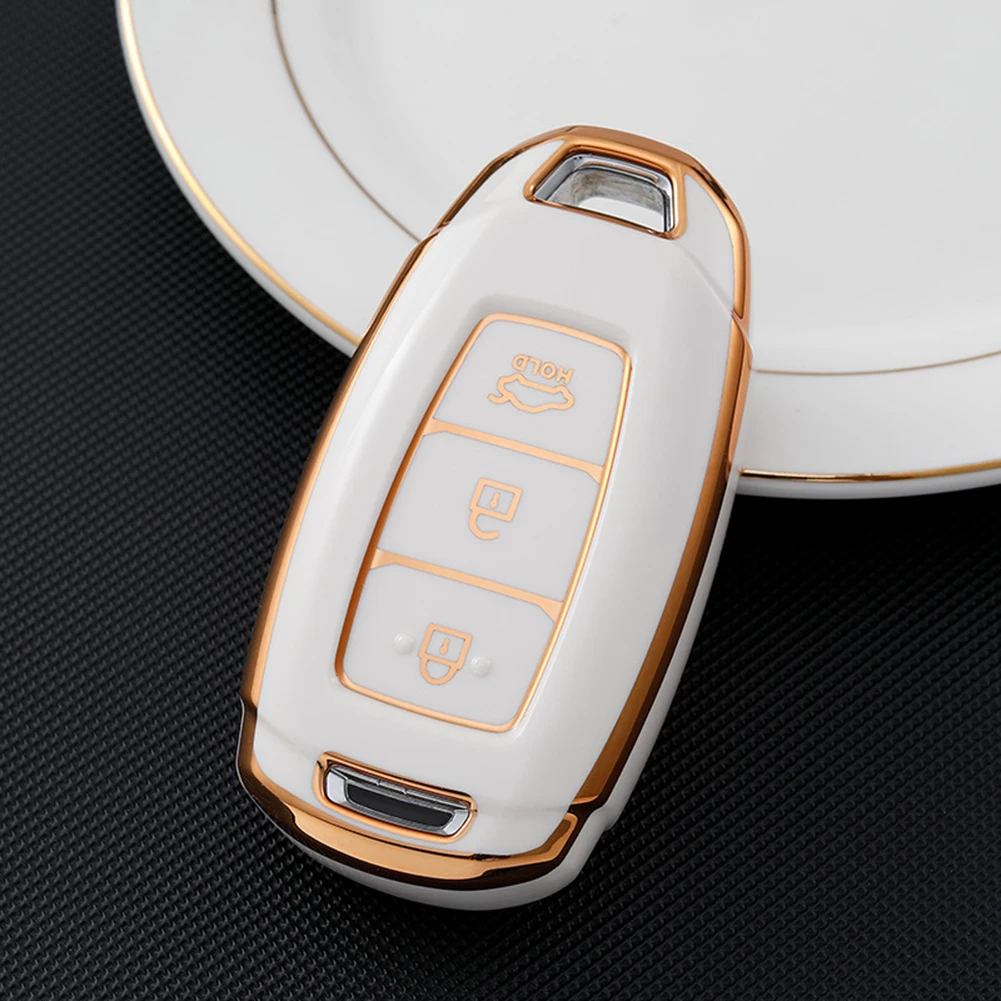 Sleek For TPU Car Remote Cover Shell Designed For Hyundai\\\'s For Palisade And Elantra With Unrestricted Access To Buttons