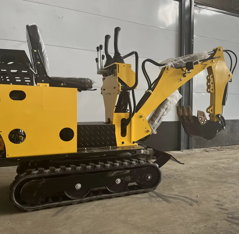 0.8ton Compact Mini Hydraulic Excavator Crawler Digger Earthmoving Machinery Miniexcavadora for Sale