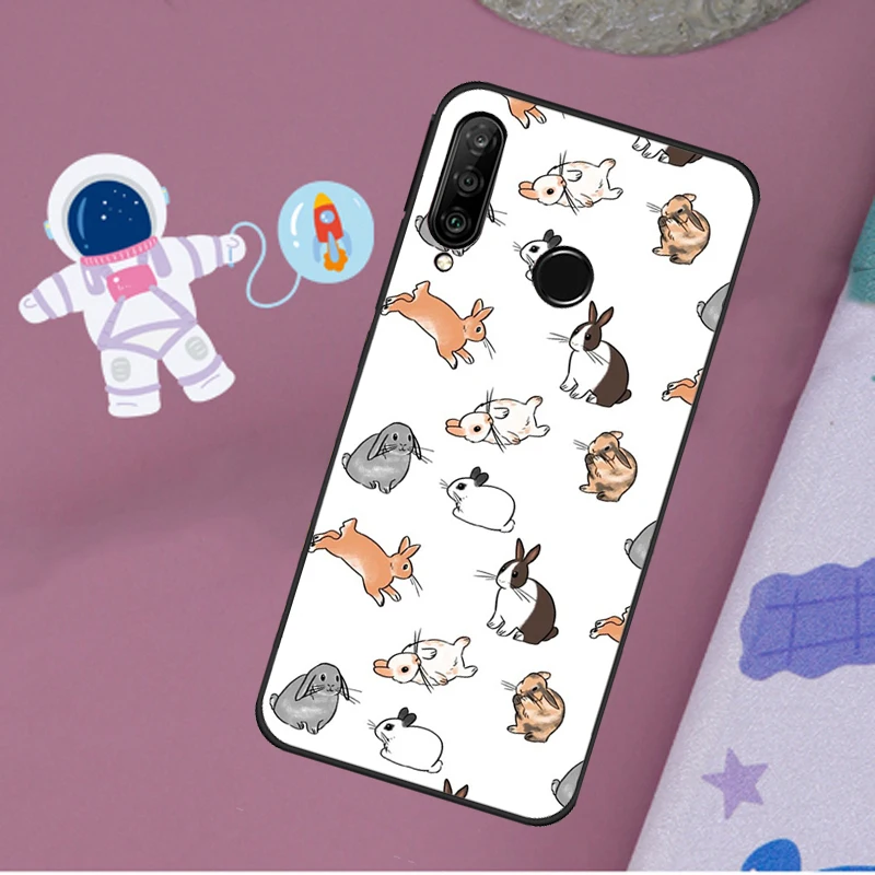 Rabbits Bunnies For Huawei Nova 11i 7i 8i 12i 12s Y73 Y70 Y90 Y60 Y72 Y61 Y91 9 10 SE P40 Lite P30 Pro Case