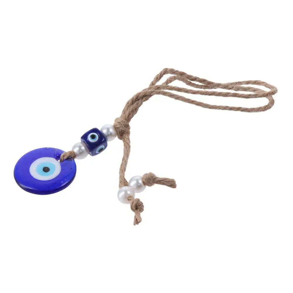 ブルーブルーアイペンダント,ガラスチャーム,壁飾り,ジュエリーアクセサリー