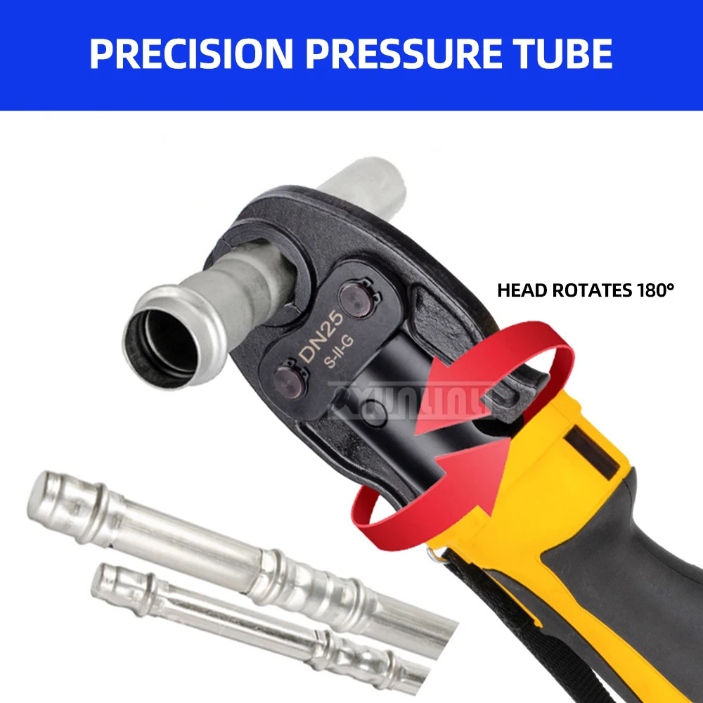 Rechargeable pressure pipe Electric pressure pipe Thin wall stainless steel pressure clamp tool