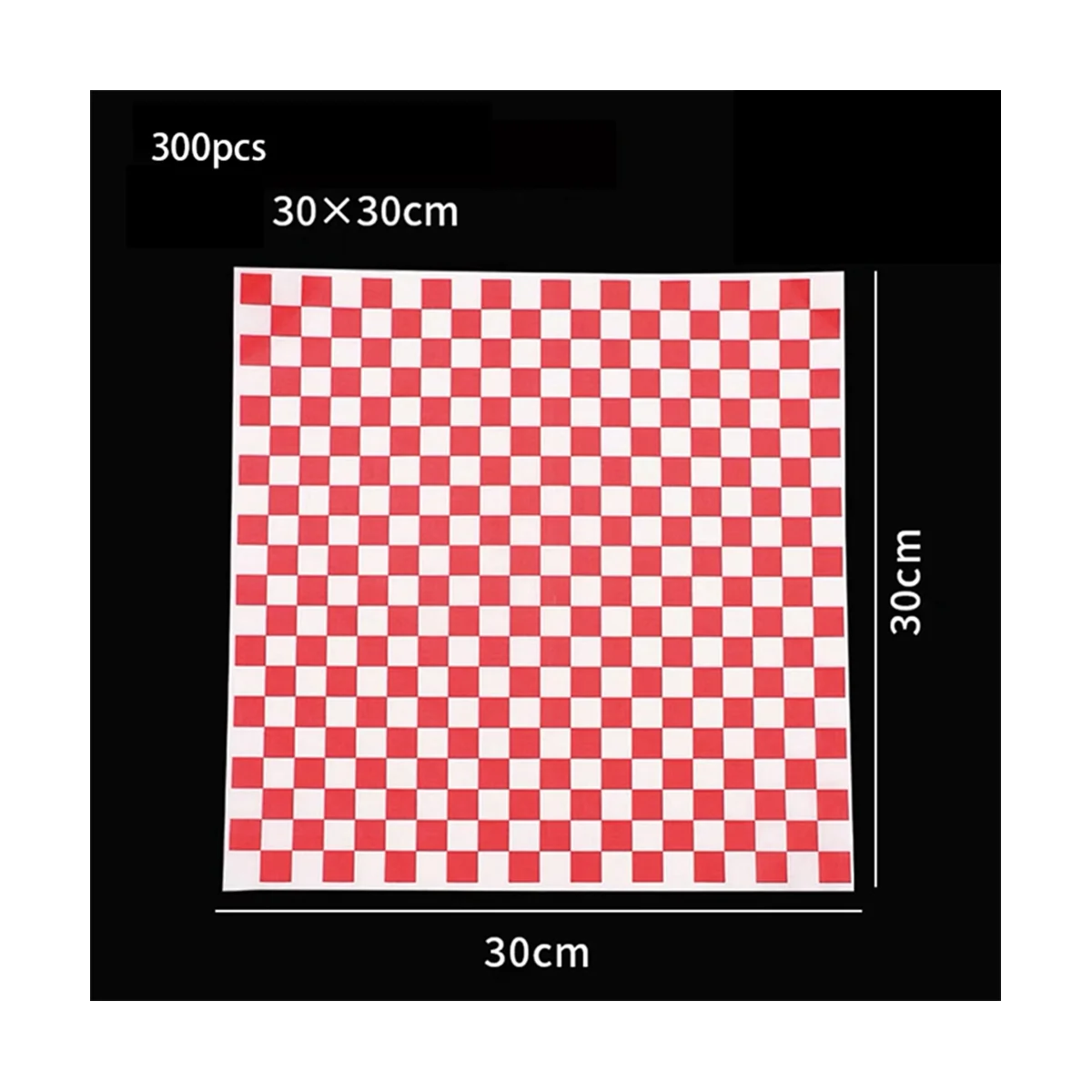 

300 Sheets of Oil-Absorbing Paper Food Liner Oil-Proof Paper Sandwich Paper Pad Paper Hamburger Wrapping Paper