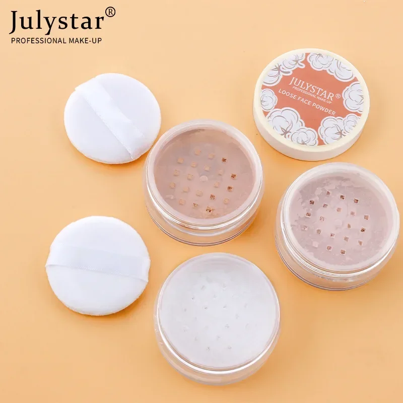 Julystar adt-Poudre pour le visage, fond de teint longue durée, correcteur résistant à l'eau, contrôle de l'huile, nude léger, 256, 8g