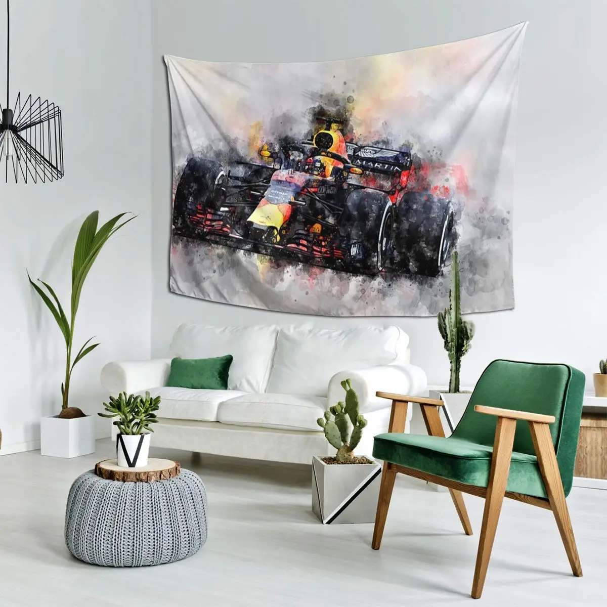 Max Verstappen F1 Tapestry Hippie Wall Hanging Aesthetic Home Decoration Tapestries for Living Room Bedroom Dorm Room