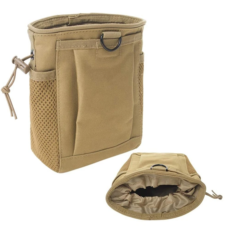 Tactische Molle Trekkoord Magazijn Dump Pouch Utility Riem Heuptas Holster Tas Jacht Munitie Zakje