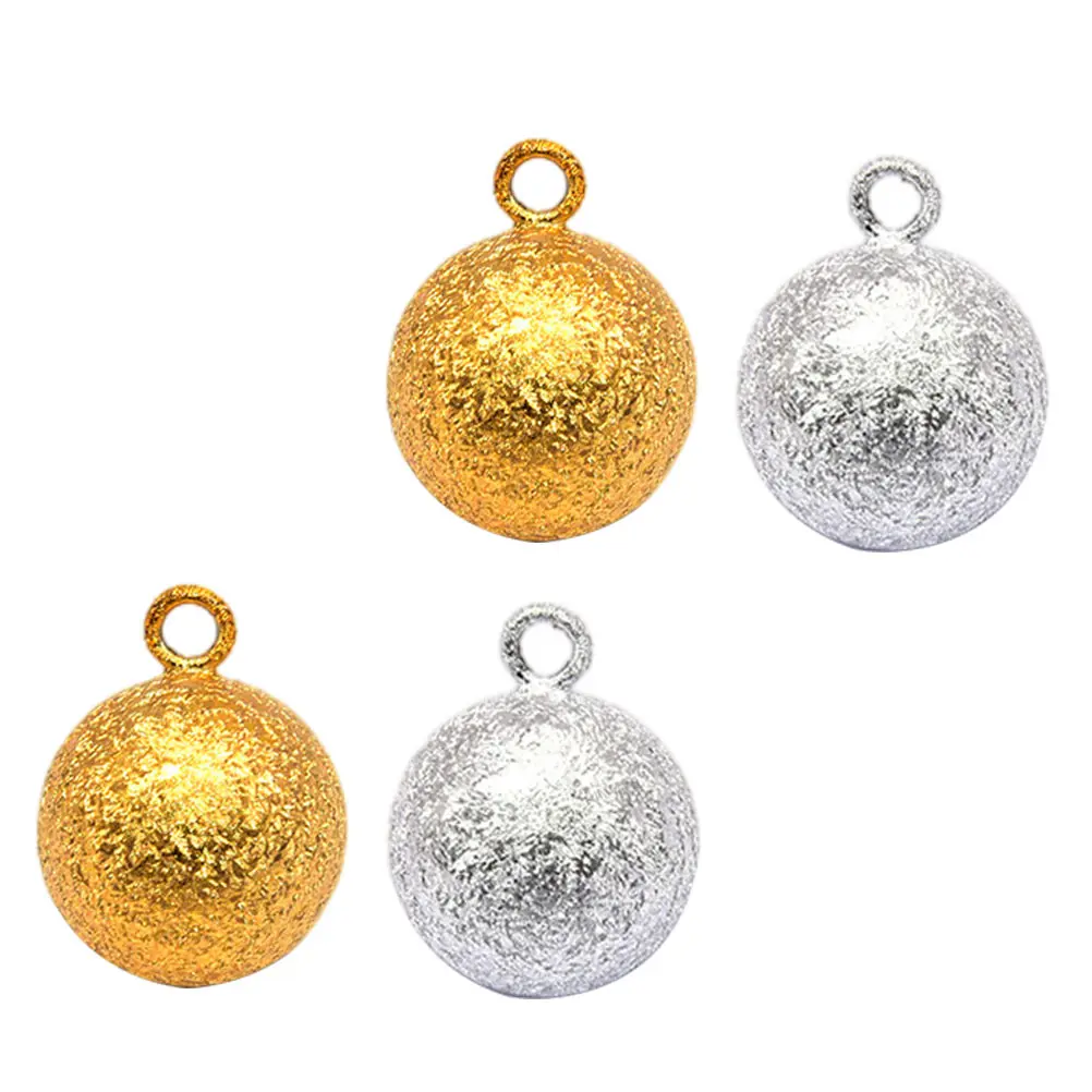 

4 Pcs Jingle Bell Charms Small Jewelry Making Bells Christmas Tree Decoration Bracelet Mini
