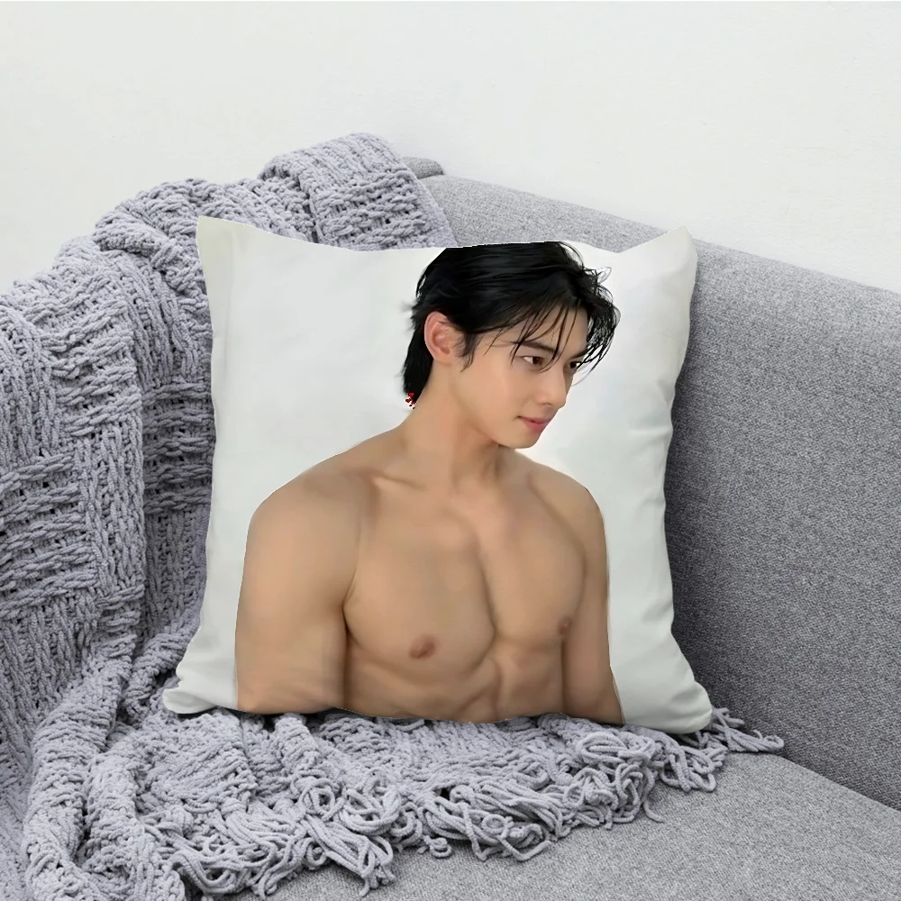 Korea Actor C-Cha Eun W-Woo Pillow Case Soft Cushion Cases for Farmhouse Sofa Decor Home Decorations and Protector Pillow Case