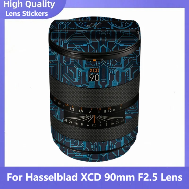 

Наклейка на кожу для объектива камеры Hasselblad XCD 90 мм F2,5, виниловая пленка, защитная пленка, покрытие XCD90 XCD90MM 90 2,5 F/2,5 XCD90F2,5