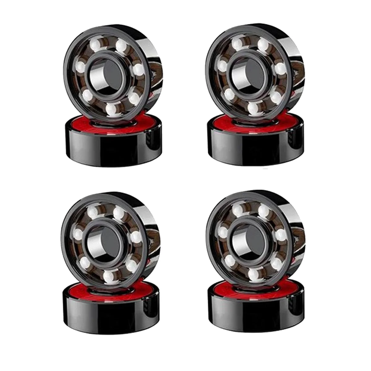 8Pcs Ceramic Bearings High Speed Wear for Skate Skateboard Wheel Roller Skate Bearings