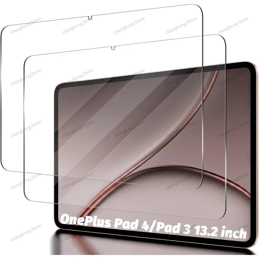 (2 Pack) for Oneplus Pad 4 13.2 inch 2026 Pad4 3 2 Pro Tempered Glass Screen Protector,9H Anti-Scratch for OPPO Pad 5 4 Pro
