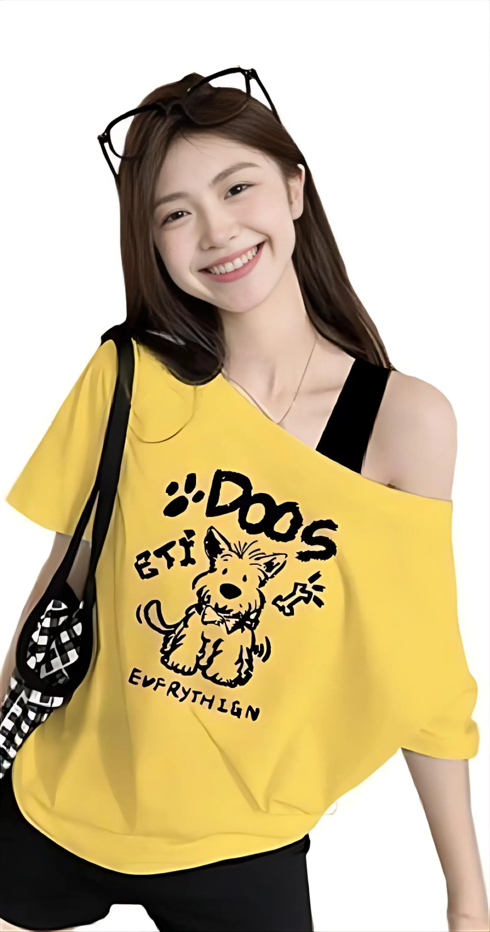 T-shirt à épaules dénudées pour femme avec manches, style futuriste, moderne, avant-gardiste, avancé, développé, évolué, amélioré, enrichi, ambiance