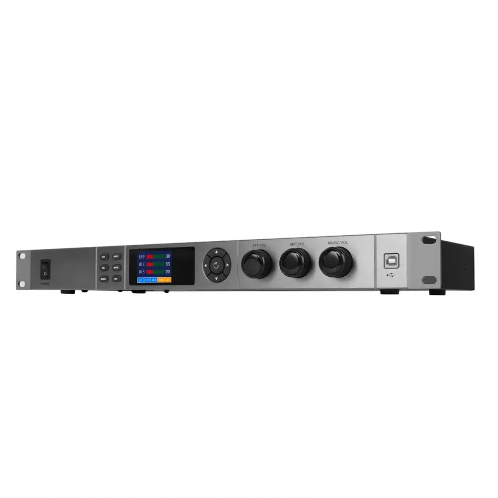 Professional Audio Mixer Speakers Audio System Sound Pre Ampli Amply Digital Sound Effect audio processor