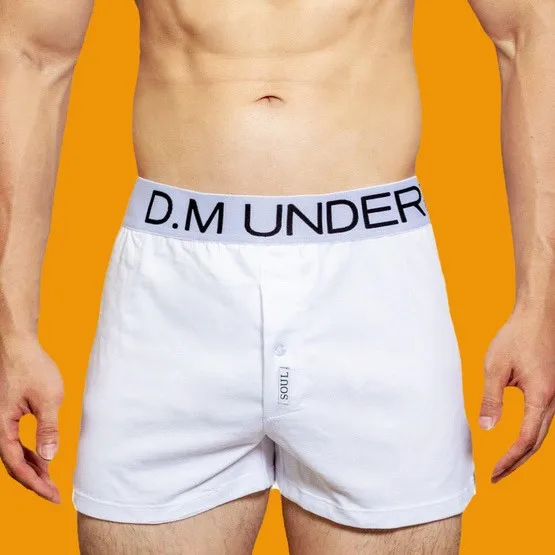 ملابس داخلية للرجال طباعة حروف الخصر بلون واحد ملابس أساسية للرجال سراويل آرو مريحة من القطن بيجامة منزلية سراويل بوكسر #3
