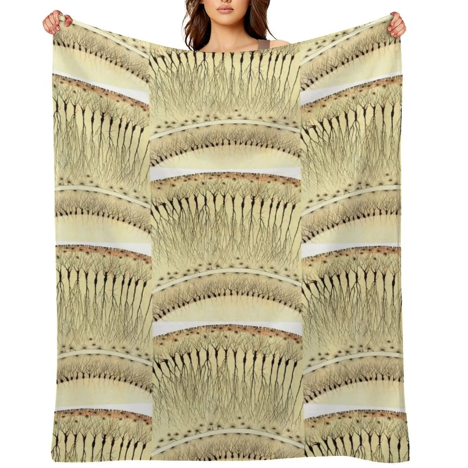 

Drawing of Hippocampus by Cajal Throw Blanket Designers Winter beds Kid'S Extra Large Throw Blankets