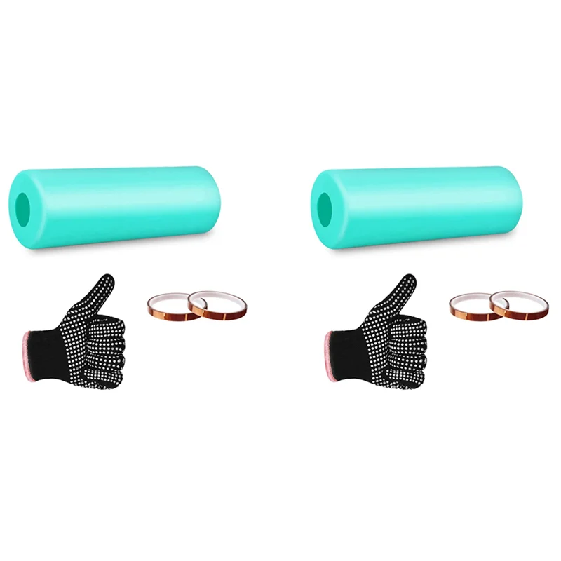 

AA19 2X Silicone Bands For Sublimation Tumbler,For 20Oz Skinny Straight Blanks Cups, With Heat Resistant Gloves Tape